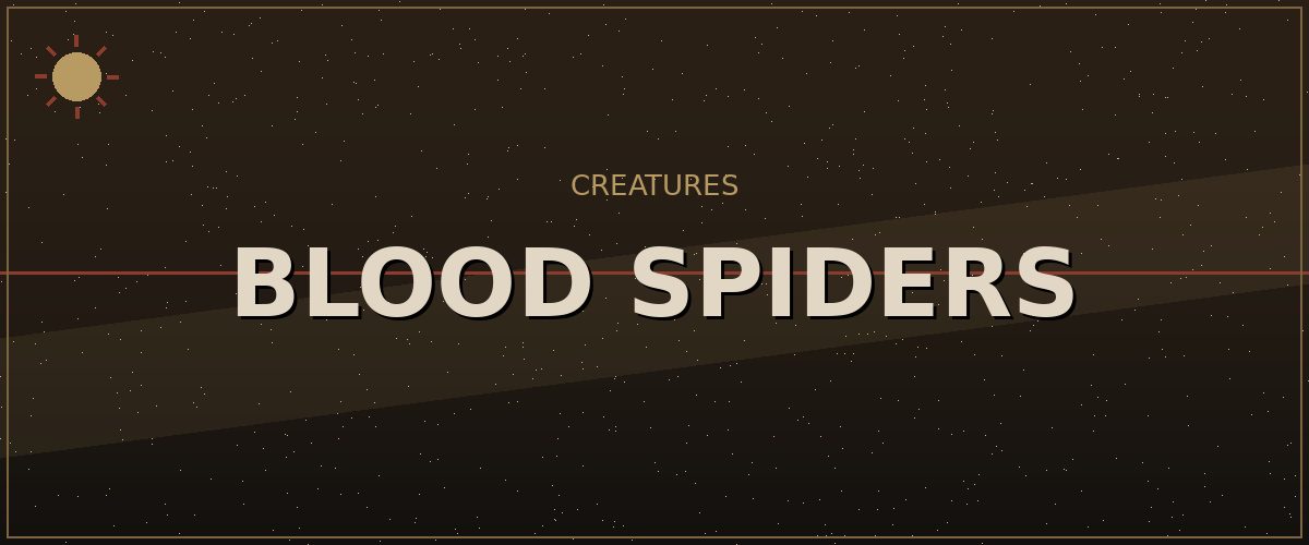 Blood Spiders — Kenshi Creatures reference image