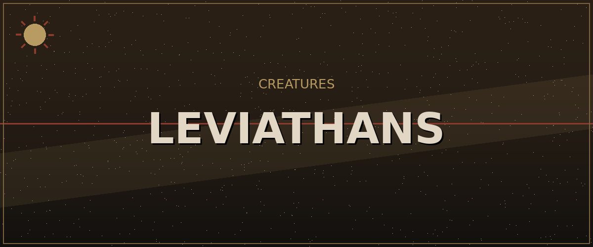 Leviathans — Kenshi Creatures reference image