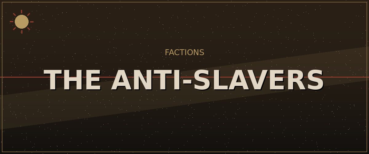 The Anti-Slavers — Kenshi Factions reference image