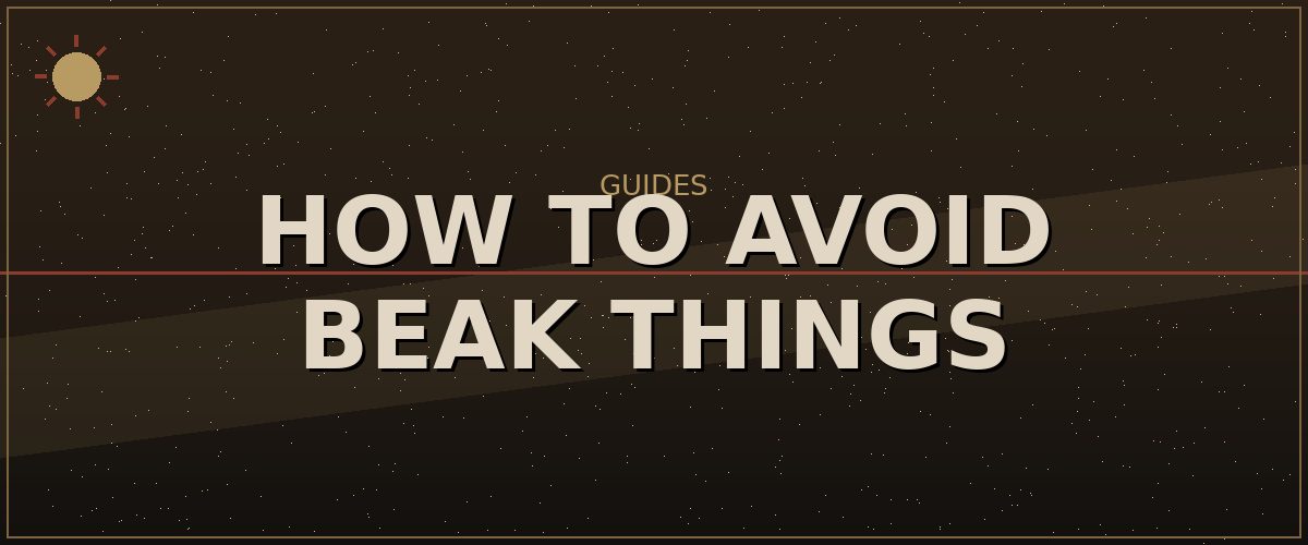 How To Avoid Beak Things — Kenshi Survival Guides reference image