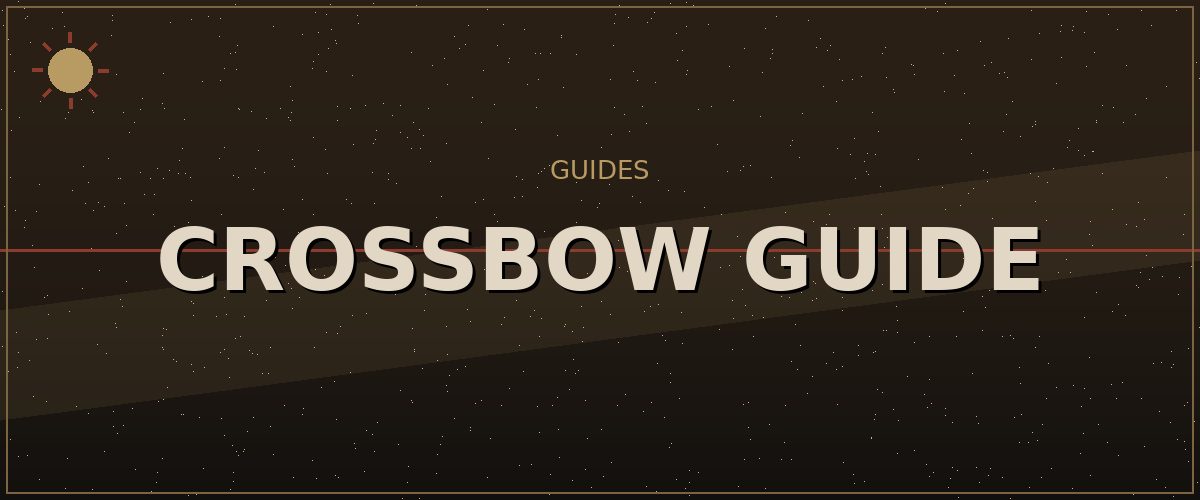 Crossbow Guide — Kenshi Survival Guides reference image