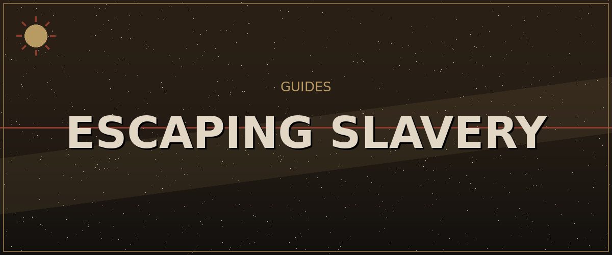 Escaping Slavery — Kenshi Survival Guides reference image