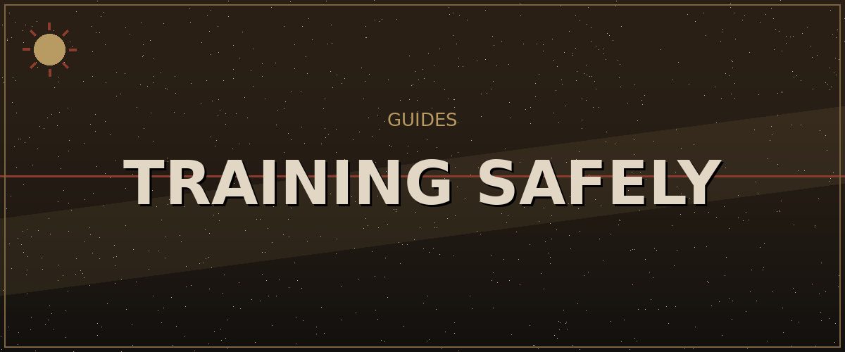 Training Safely — Kenshi Survival Guides reference image