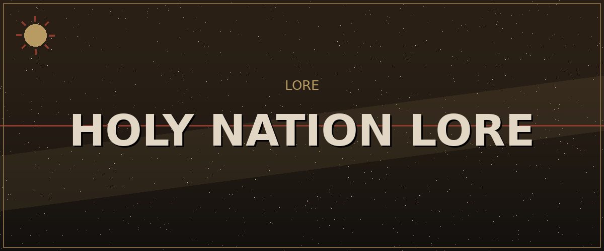 Holy Nation Lore — Kenshi Lore reference image
